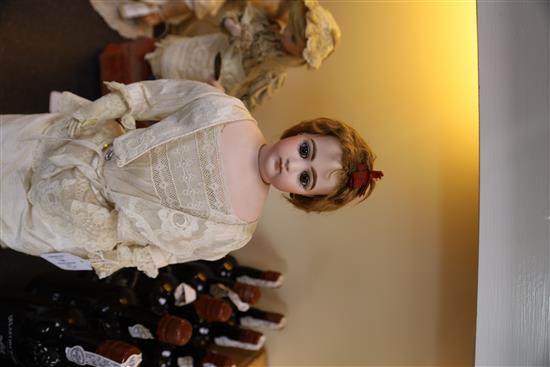 A French fashion doll, late 19th century, probably Jumeau or Gaultier, H.51cm